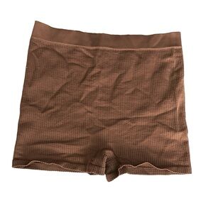 Colsie Ribbed Brown Shorts